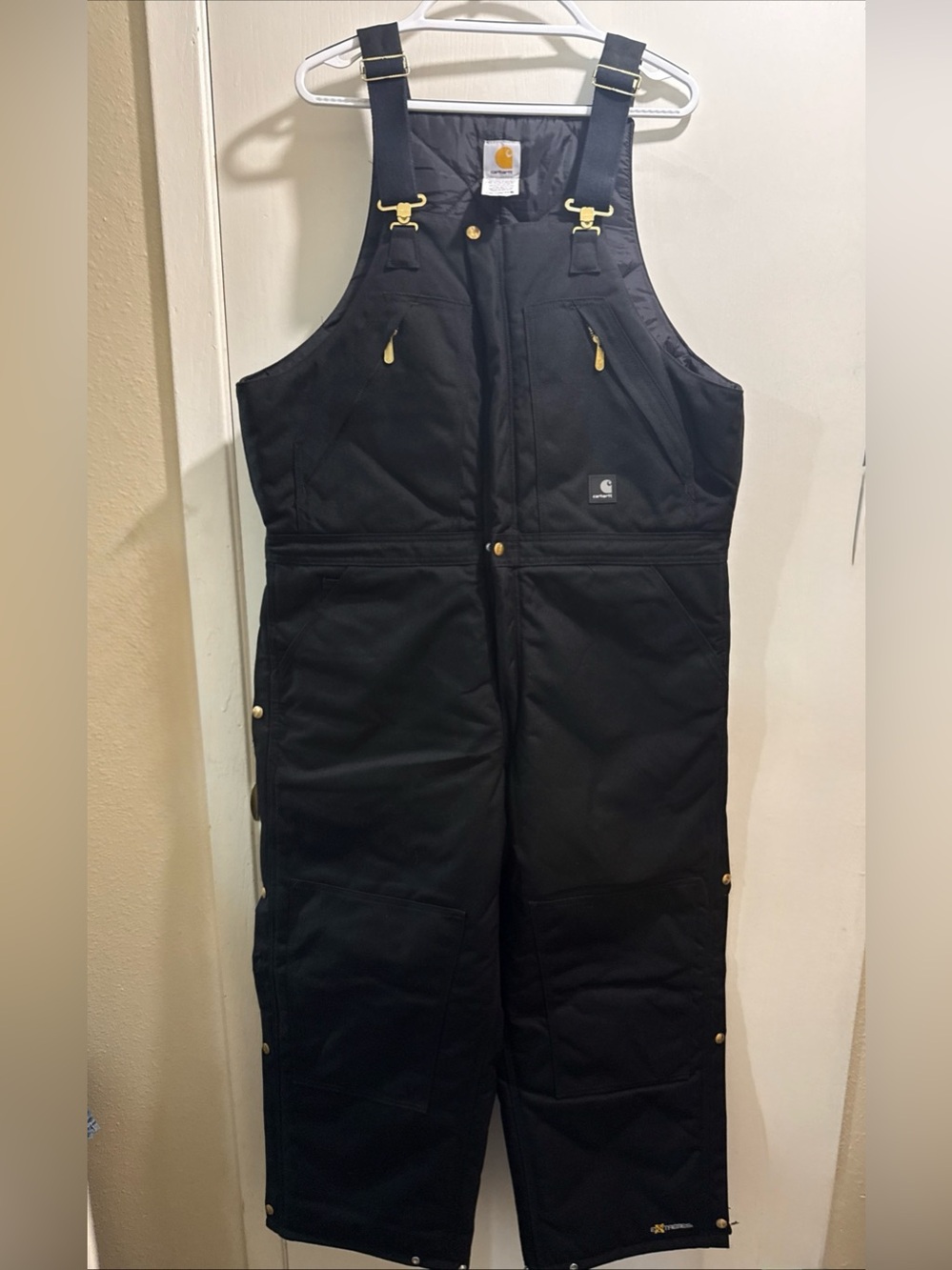 Carhartt Brand new R33 Yukon Extremes Black Insulated Bib Overalls